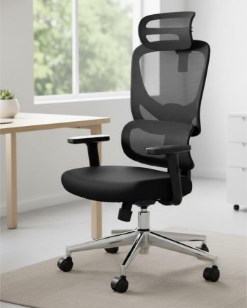 Ergonomic Office Chair Desk Chair,Gaming Chair with Height Adjustable Lumbar Support, Adjustable Armrest& 2D Headrest